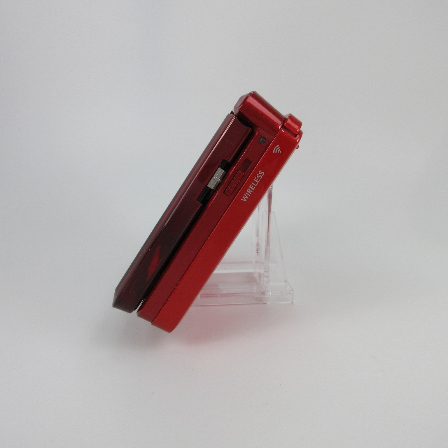 【Very Good】Nintendo 3DS Flare Red Console Box Charger Japanese Edition #Den0816