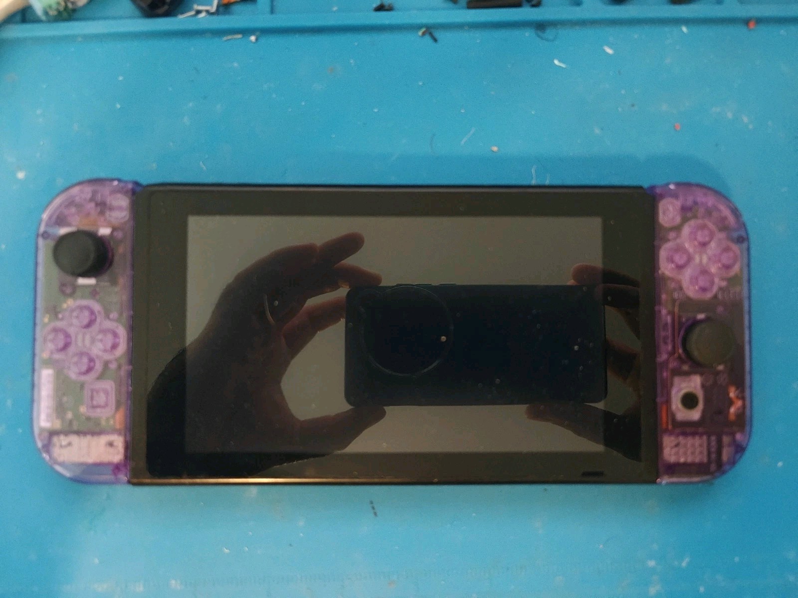 Custom Nintendo Switch with TMR Joy Sticks 512GB SD card