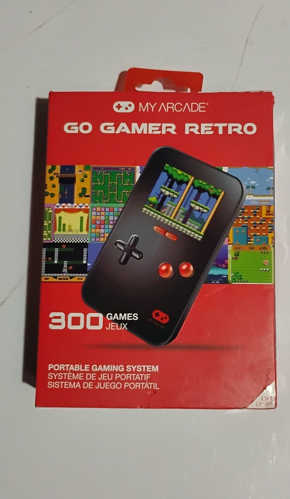 My Arcade Go Gamer Classic-RED Portable Electronic Game Console with 300 Game…