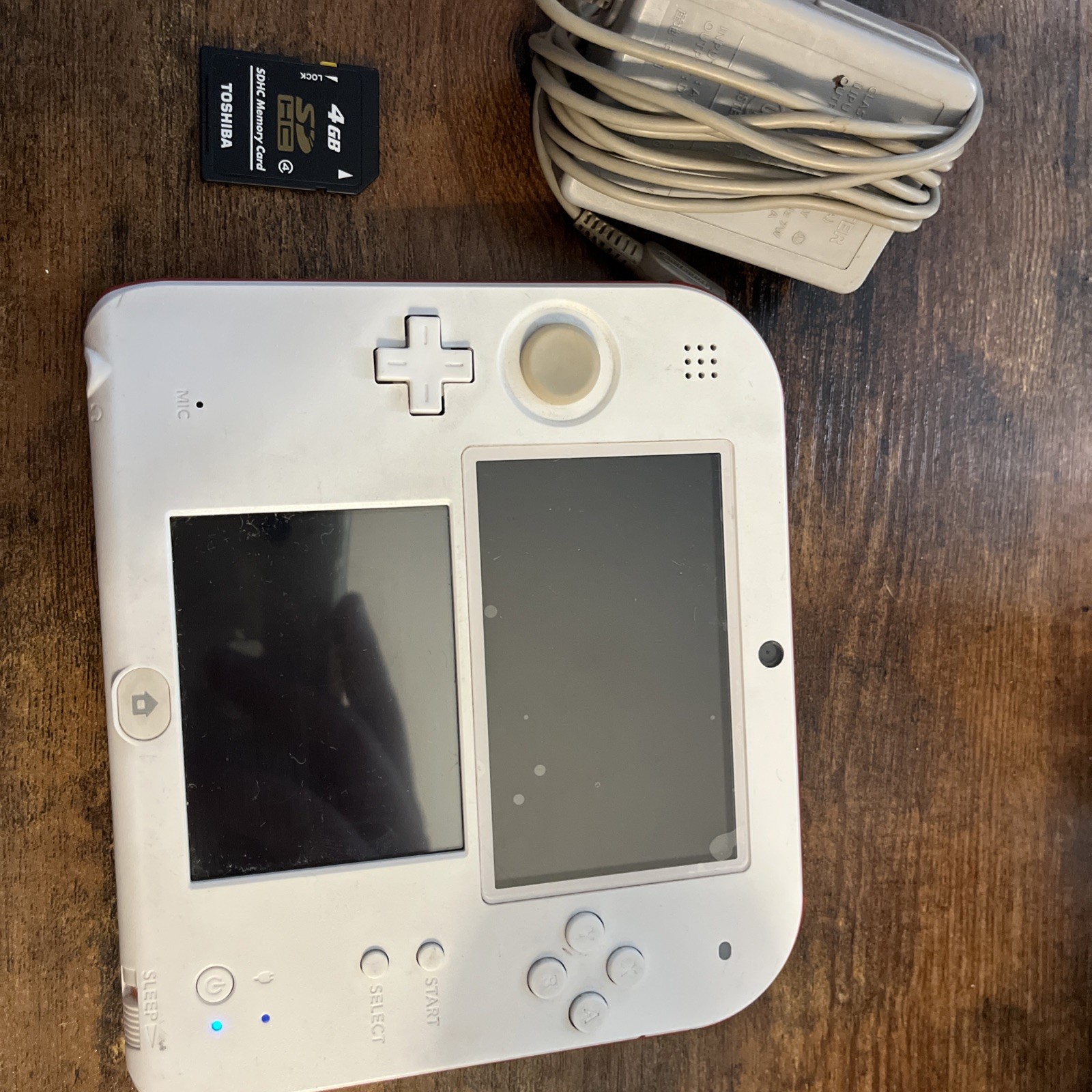 Nintendo 2DS White And Red Handheld Console
