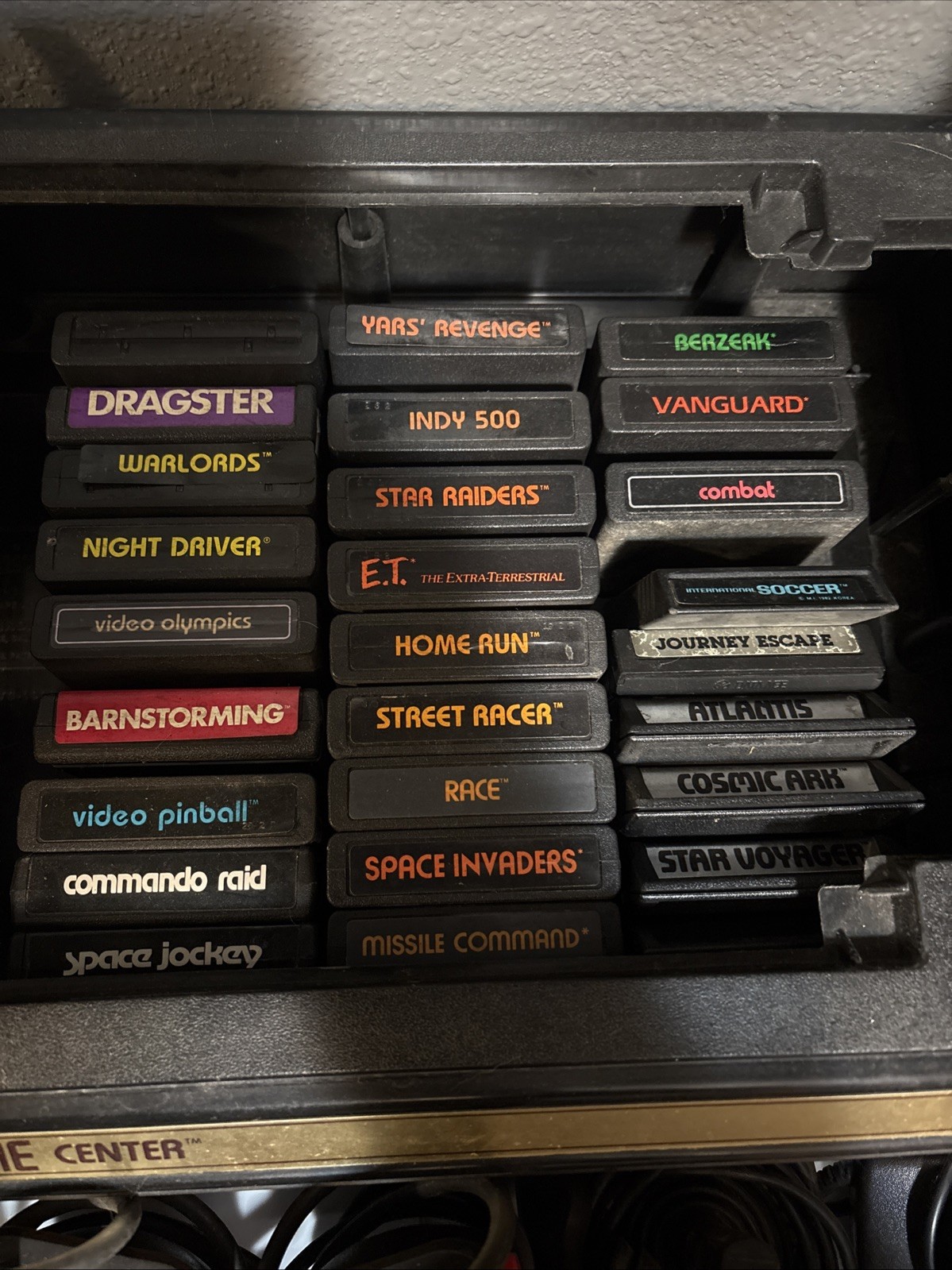 Atari 2600 Console , 4 Controllers, Video Touchpad, And 27 Games Made In Taiwan