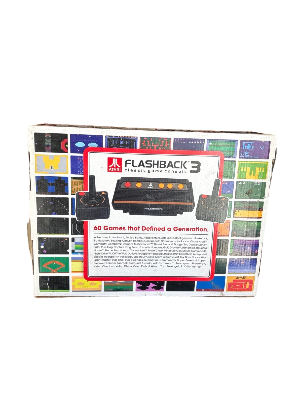 Atari Flashback 3 Classic Game Console 60 Built In Games New Open Box 2007 Retro