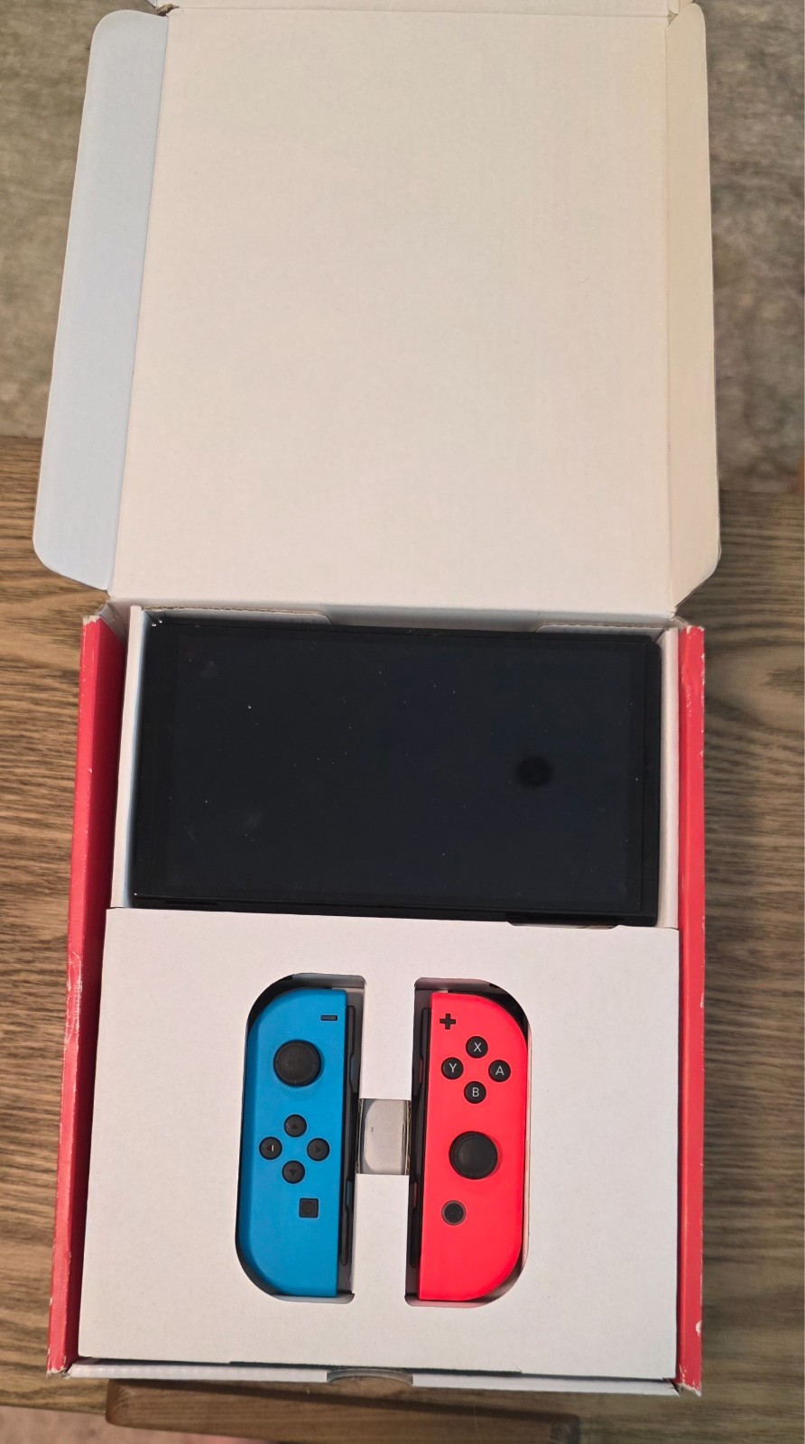 Nintendo Switch OLED Handheld Console – 64GB – Black/Neon Red/Neon