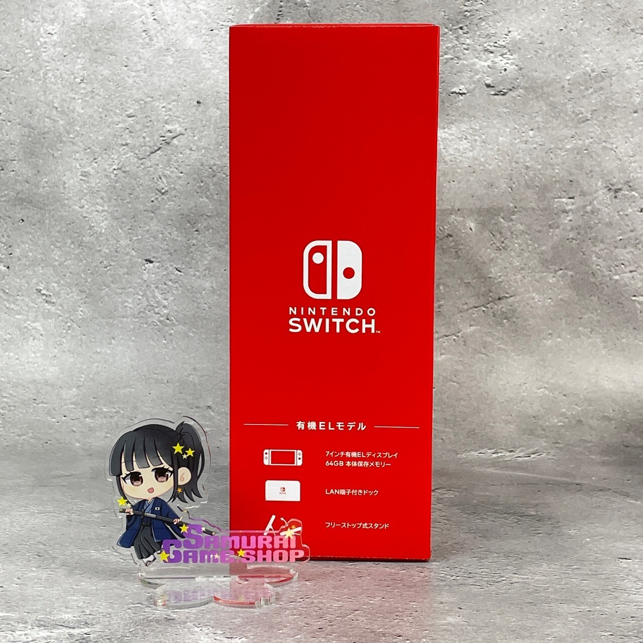 Nintendo Switch 64GB OLED Model White or Neon Red & Blue Edition Console set NEW