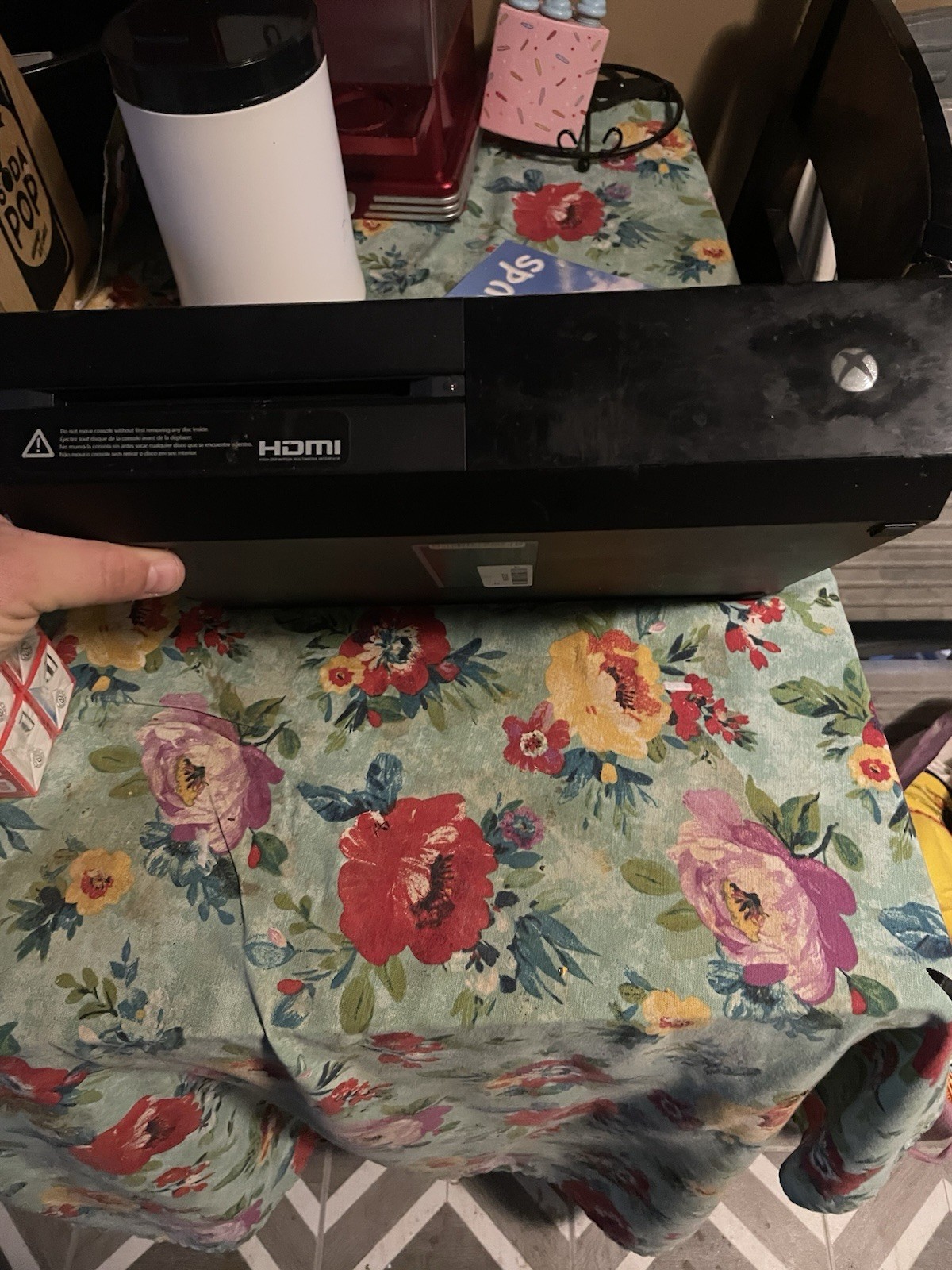 Microsoft Xbox One Black Home Console HDMI USB Ethernet