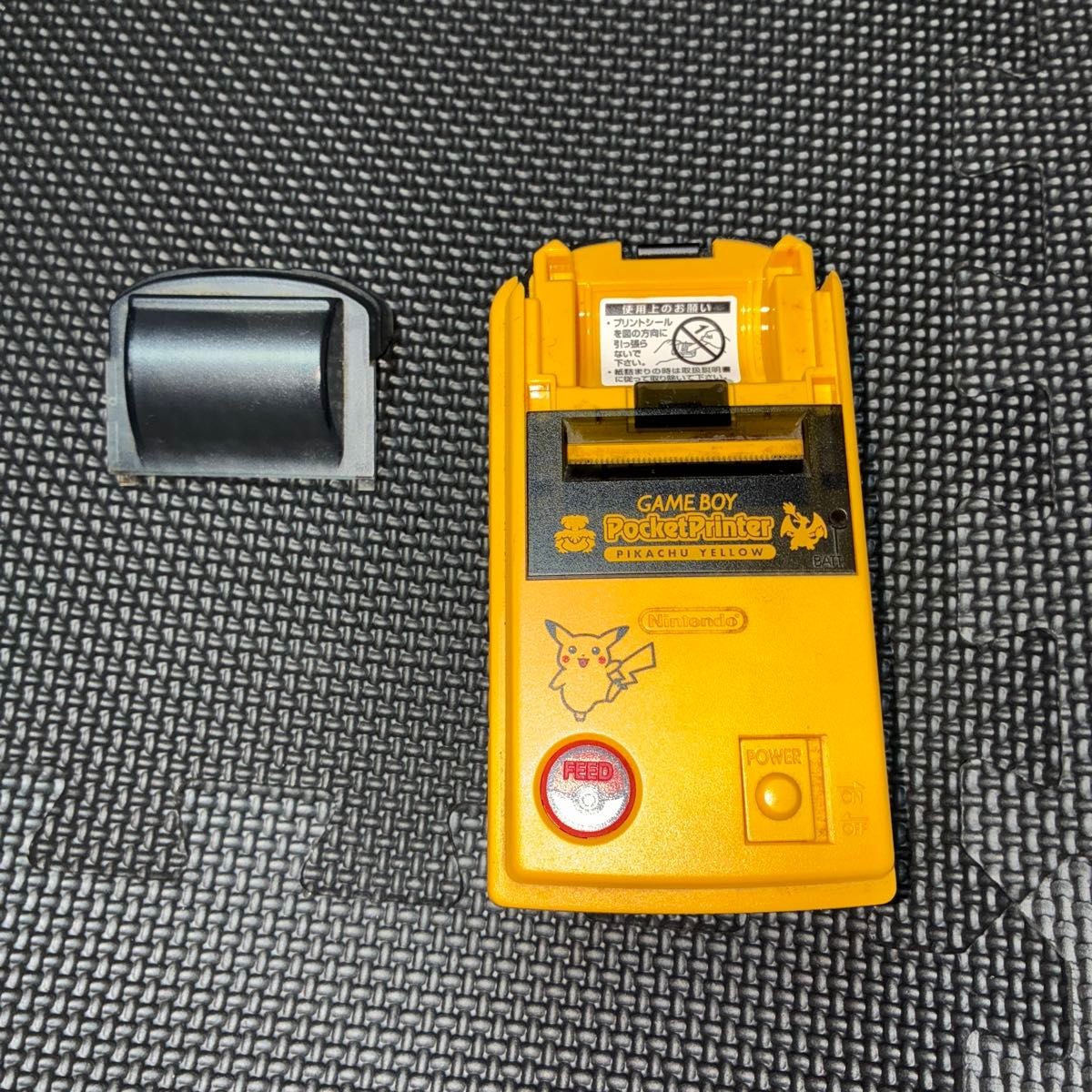 Nintendo Gameboy Pocket Printer Pokemon Pikachu Yellow Version Working
