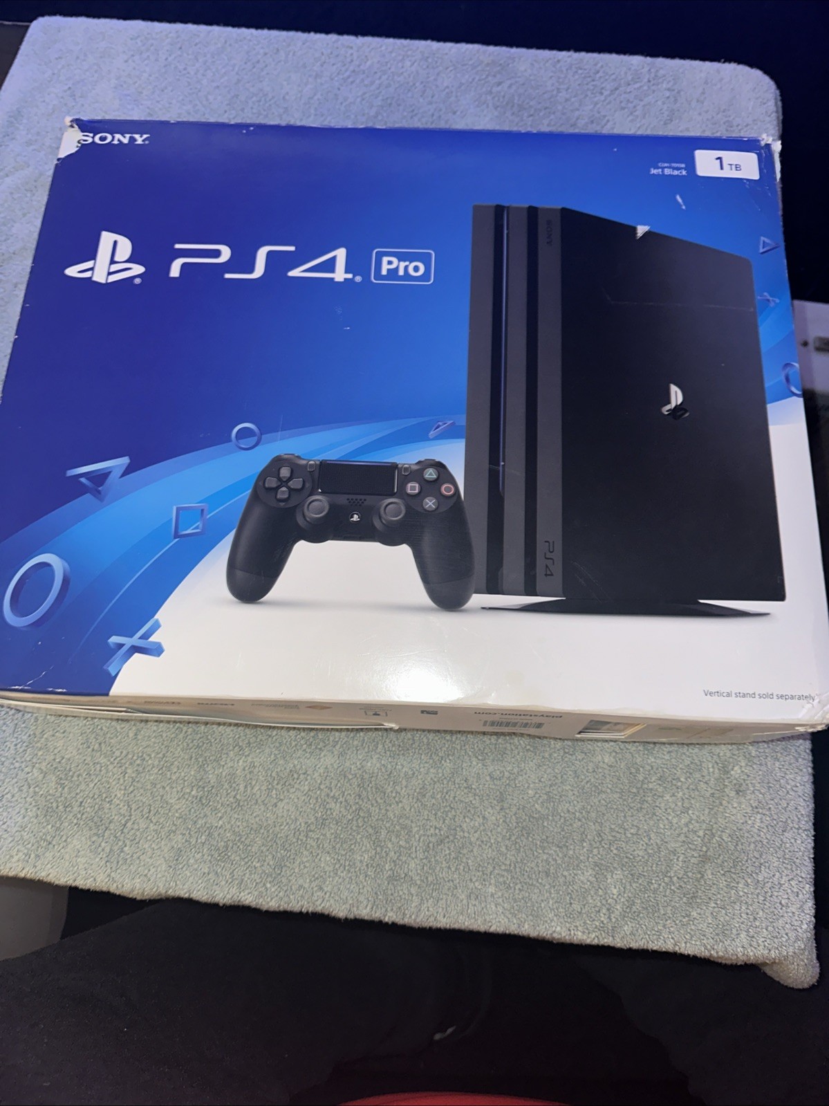 PS4 Sony PlayStation 4 PS4 Pro 1TB 4K Console – Black In Box No Controller.