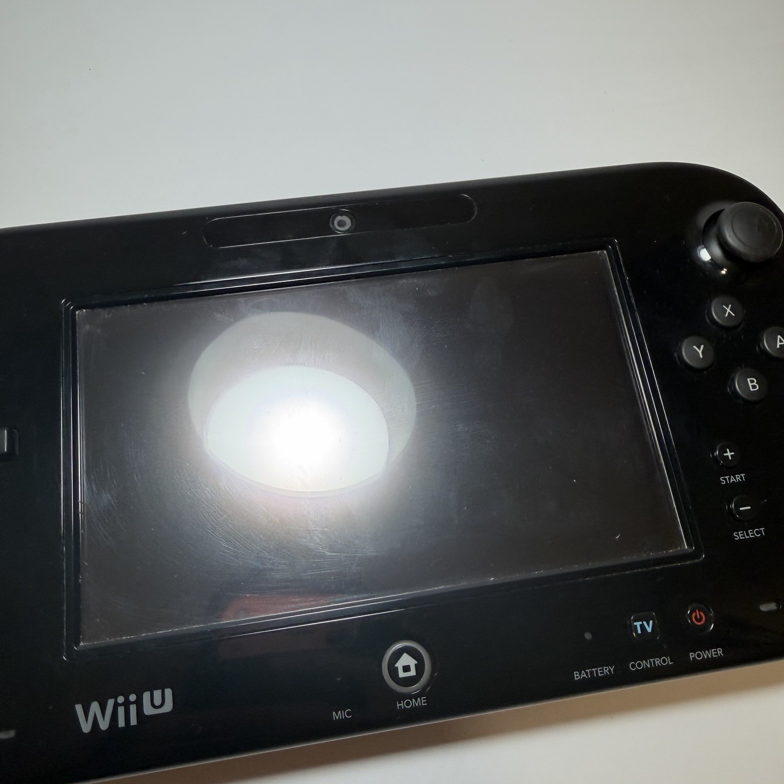 Nintendo Wii U 32GB Black Console Gamepad Cords Two Controllers Tested Working