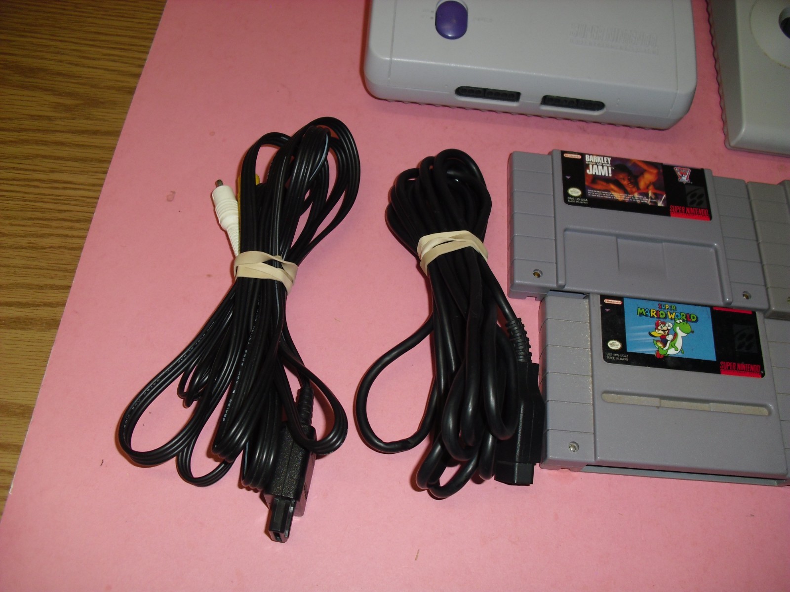 SNES Jr Mini system w/ Super Advantage Arcade Stick, 1 controller & 3 gms 101