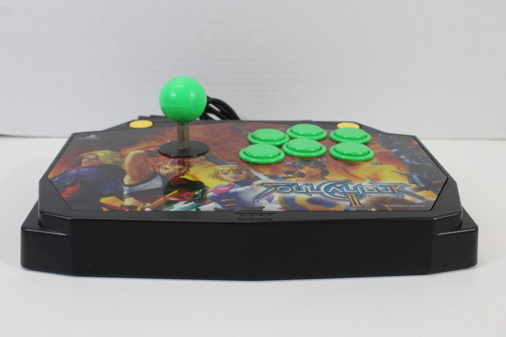 HORI Soul Calibur II Stick Arcade Joystick Controller & Game PS2 PlayStation 2