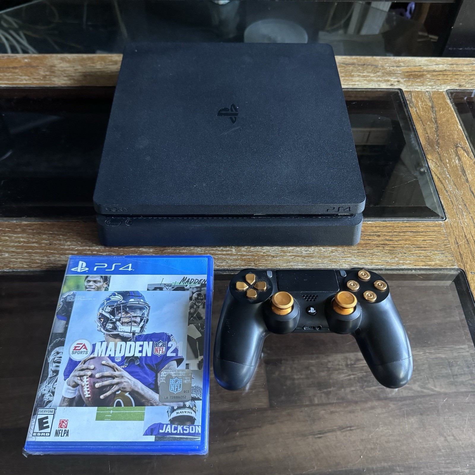 Sony Playstation 4 PS4 Slim 1TB Console Bundle, 1 Controller, game, cables