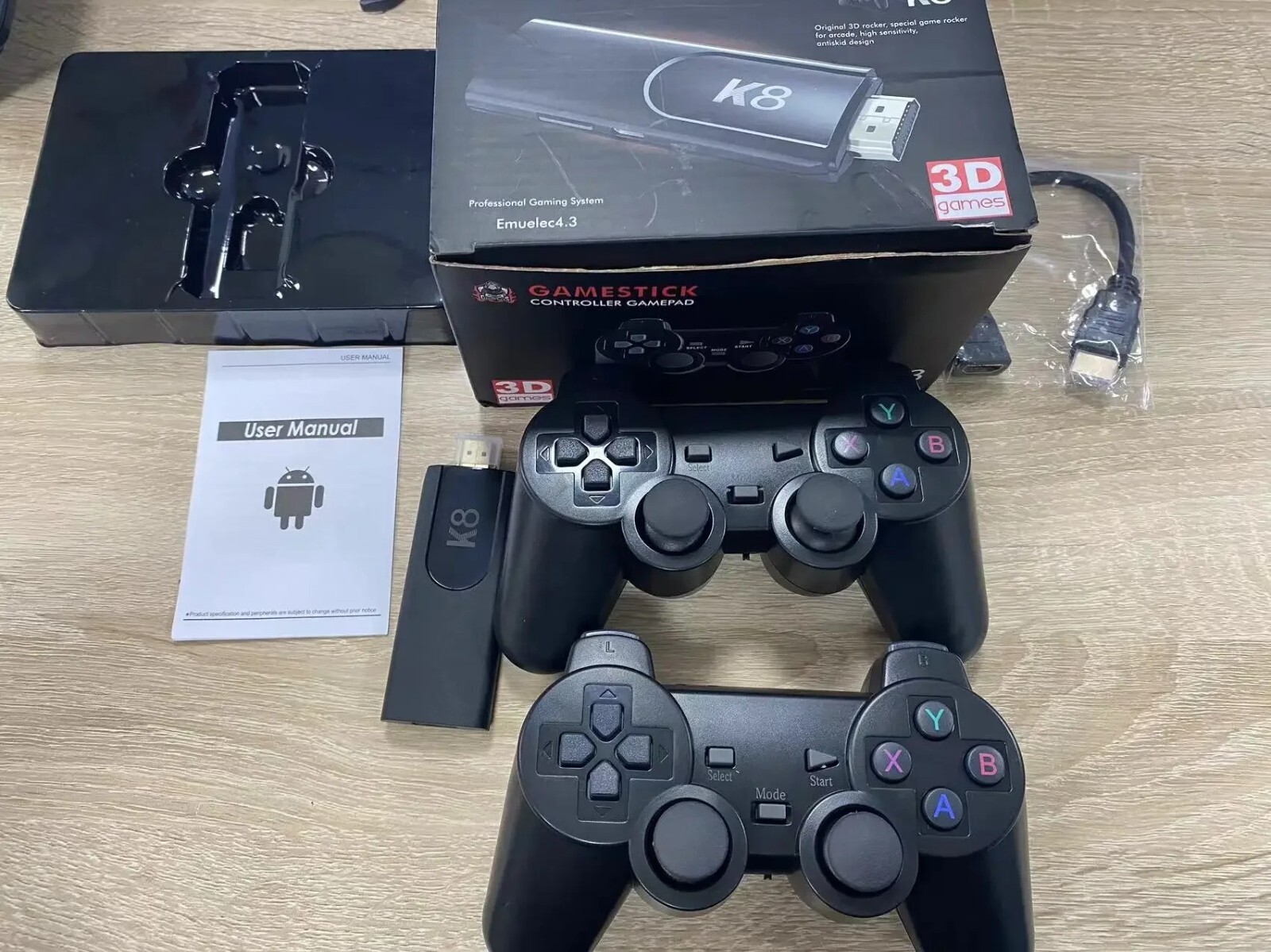 2.4G Wireless Controller Gamepad Lite – 4K Ultra HD Game Stick New Open Box
