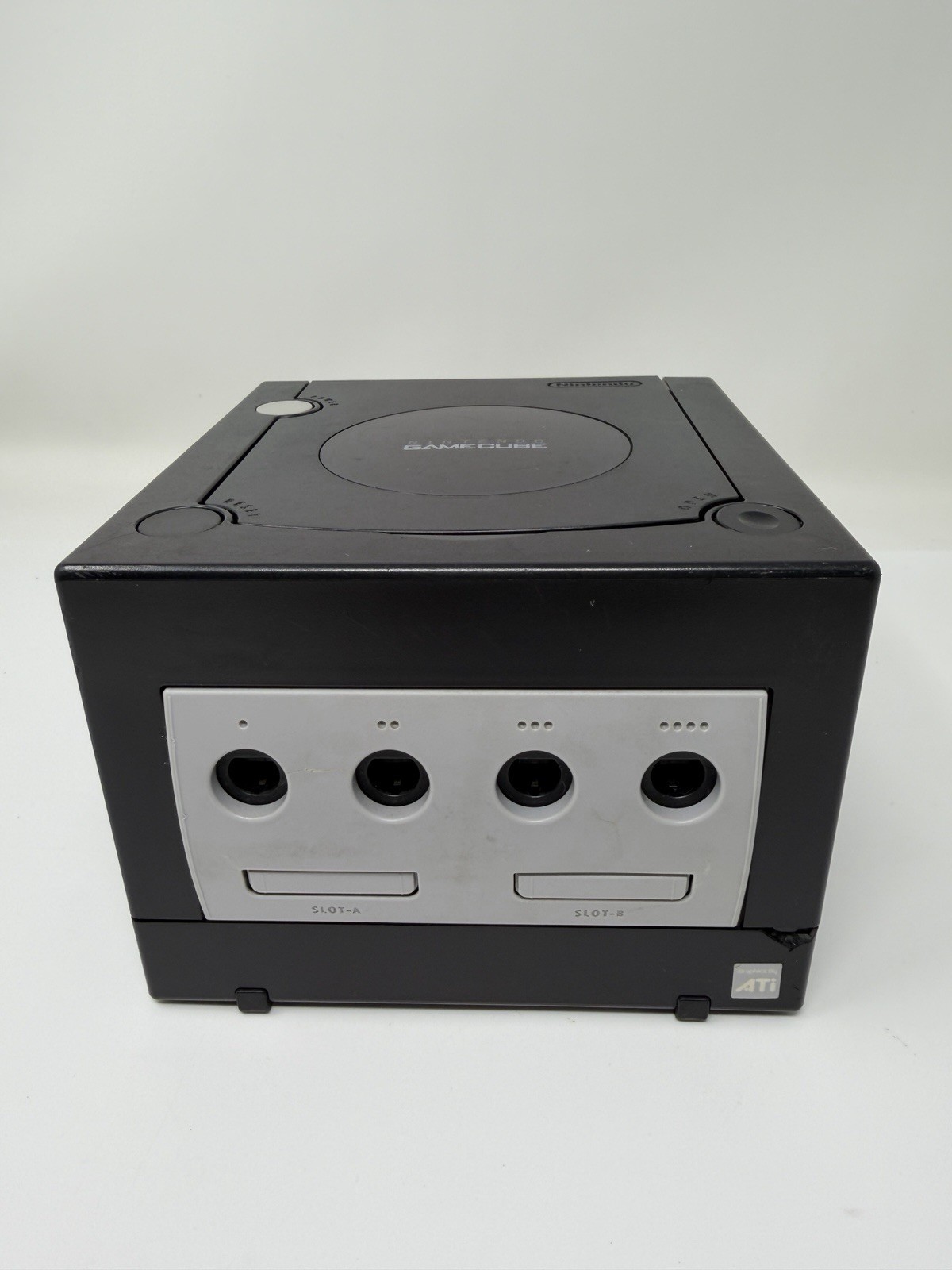 Nintendo GameCube DOL-001 Black Console Only Doesn’t Read Discs For Parts/Repair