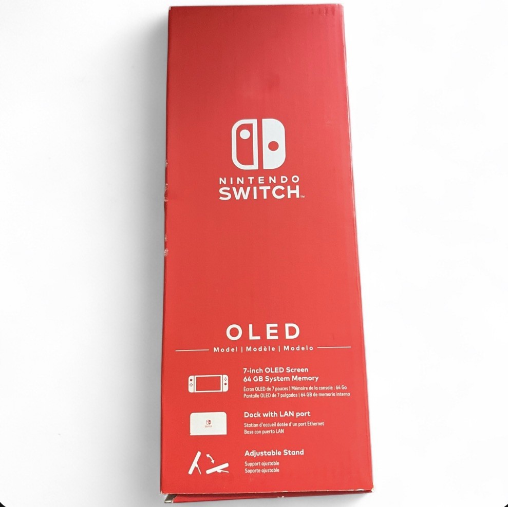 Nintendo Switch OLED Model 64GB White Handheld Console – Excellent Used Complete