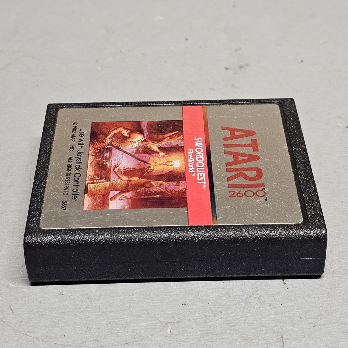 Atari 2600 SwordQuest: FireWorld (1982) Game Cartridge Only