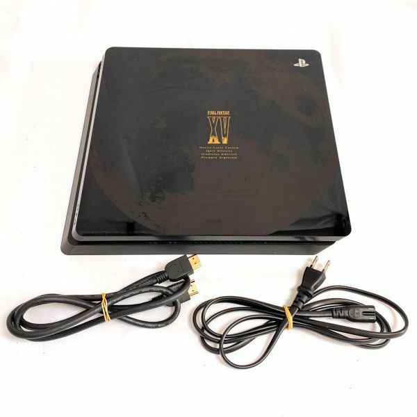 Luna Limited Edition Final Fantasy XV 15 FF 1TB Sony PS4 Console and cable