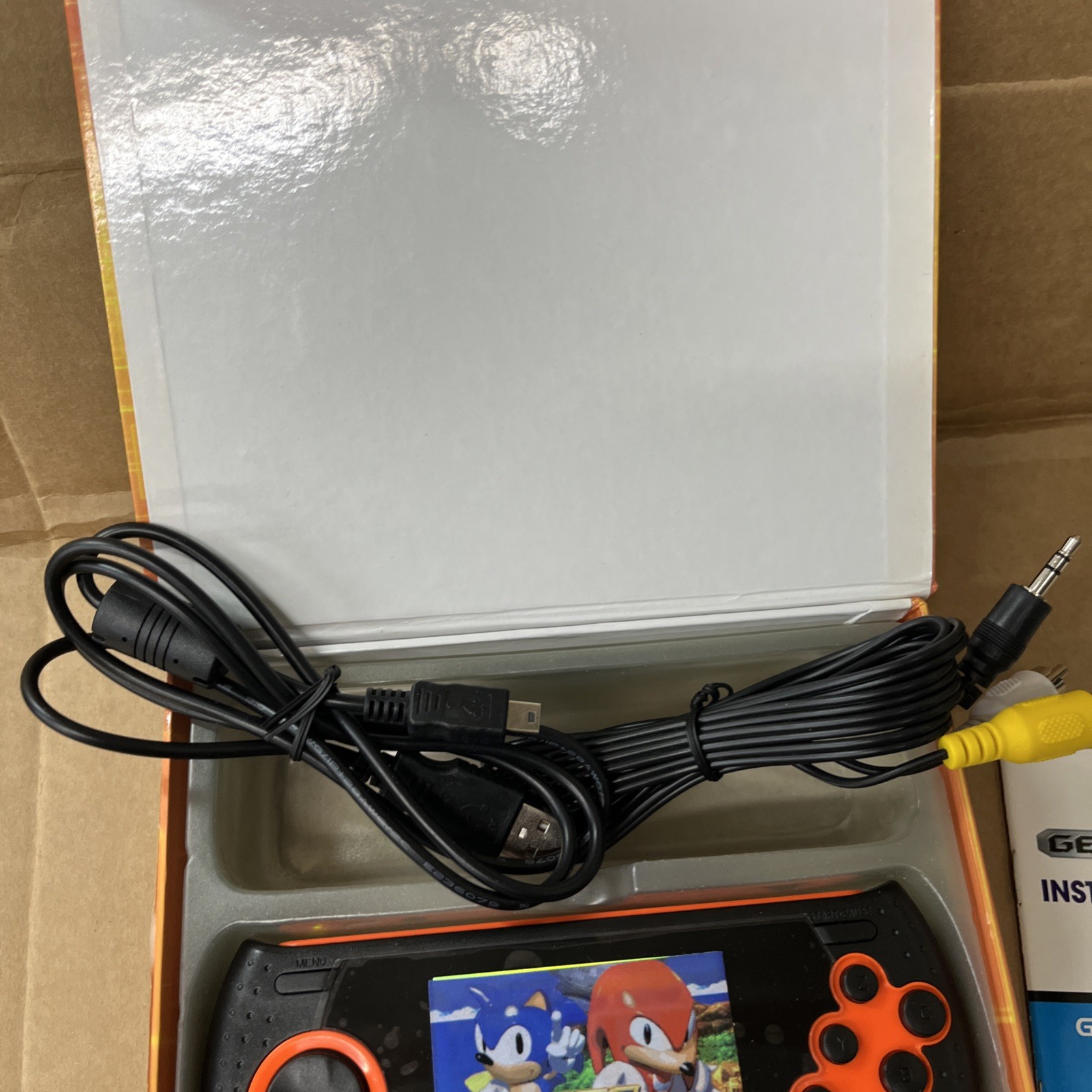 AT Games Sonic Portable Player 2.8” Color LCD Display 20 Games – New, Rare Item!