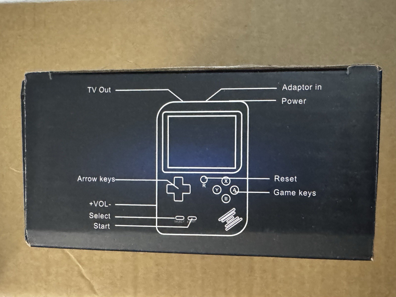Plus Handheld Game System, TV Out, DC 5V Power, Multi-Color, External Gamepad