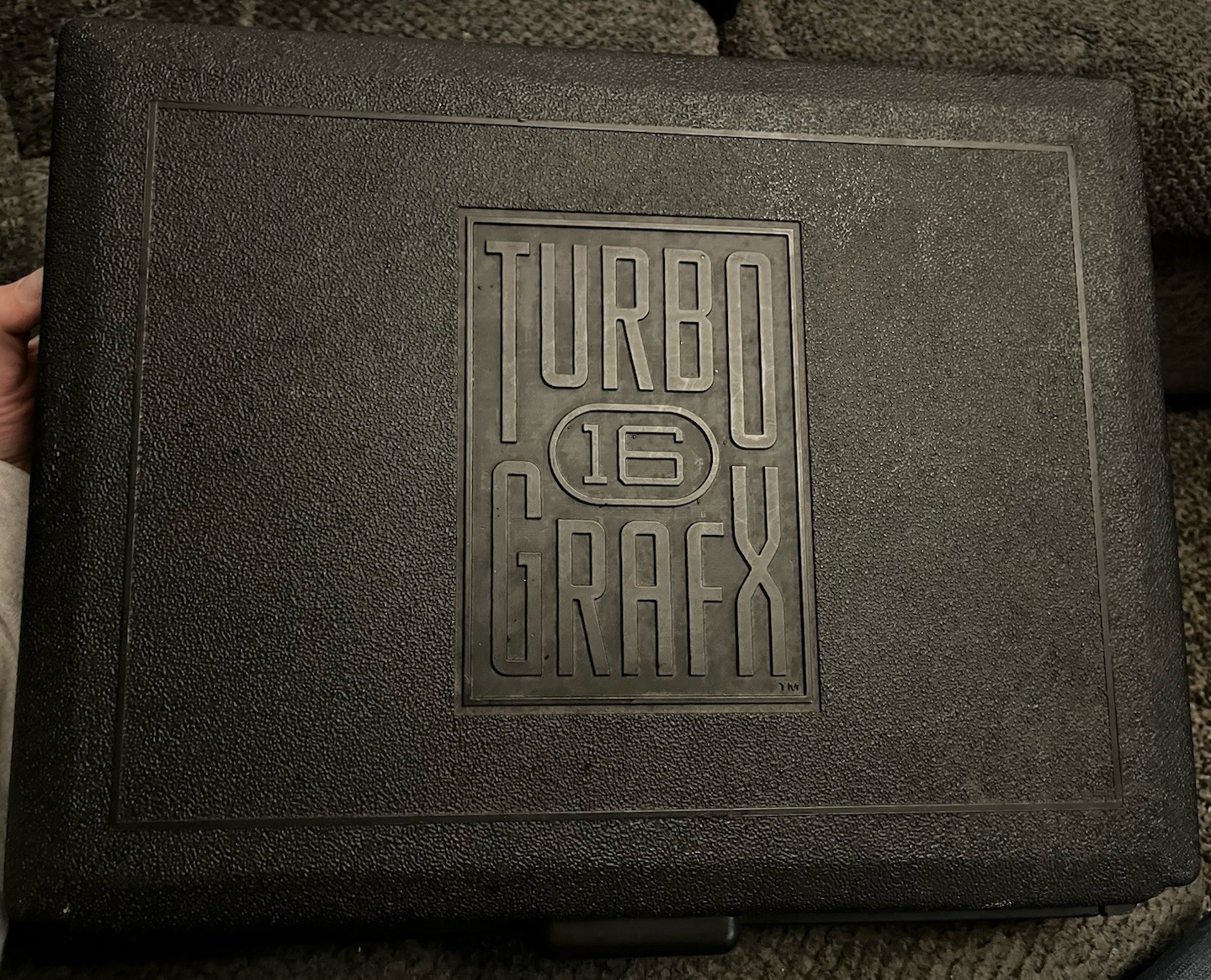 TurboGrafx-16 System Black Console System Bundle Lot Turbo Tap Controllers Case