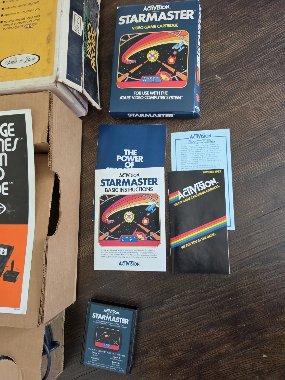 Vintage Sears Tele-Games Video Arcade System Model 637.99743 CIB Bundle + 6…