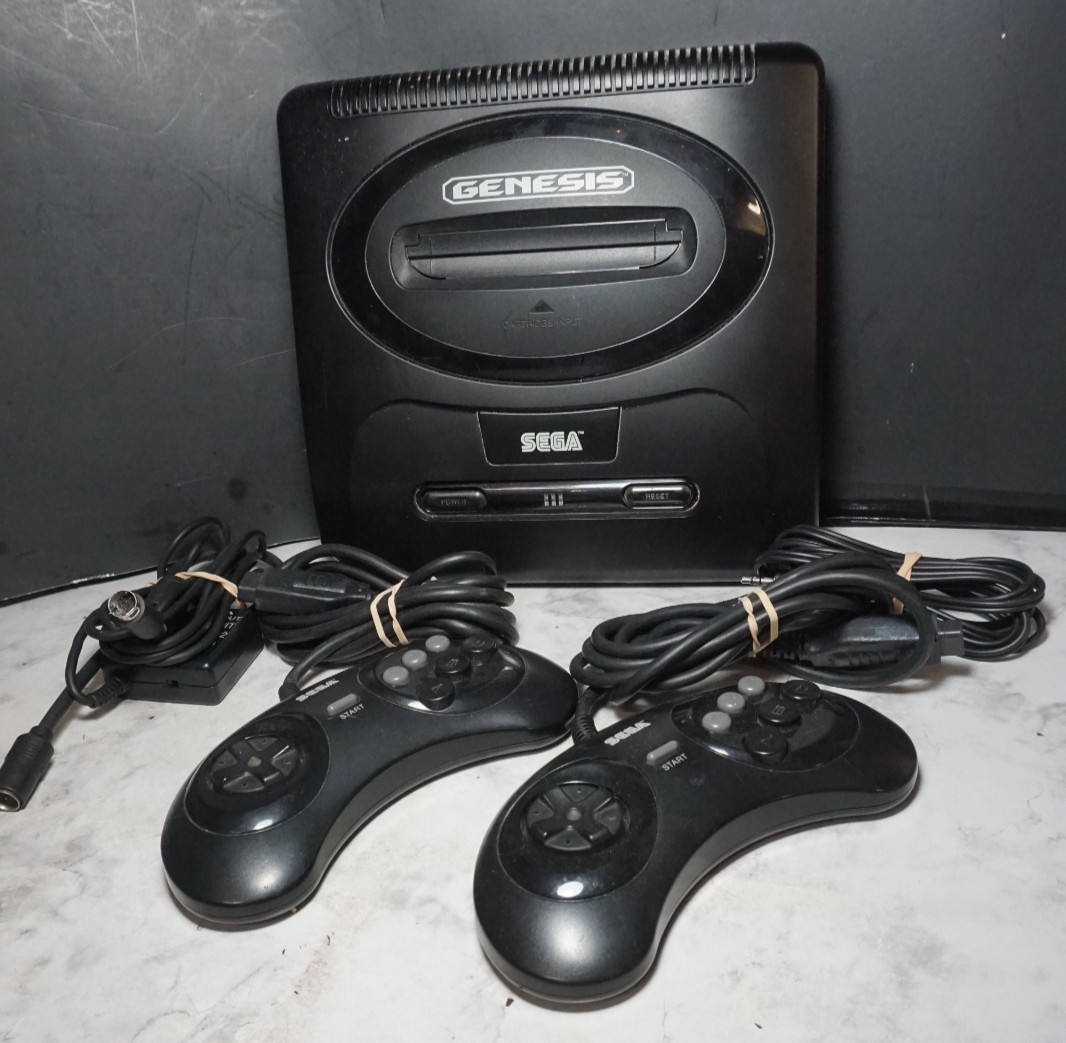 (RI4) SEGA Genesis Model 2 MK-1631 Console System Bundle – Tested