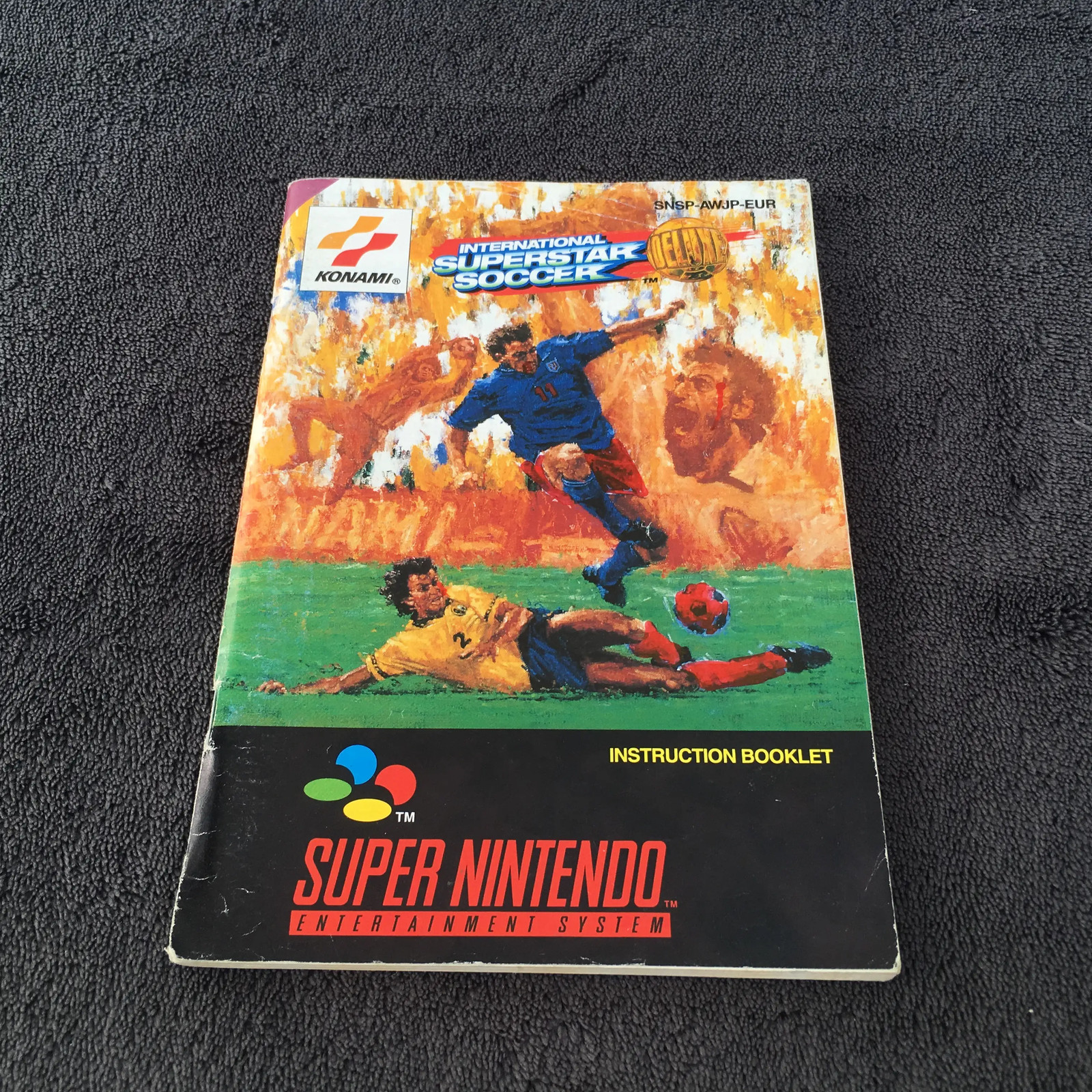 Super Nintendo International Superstar Soccer EUR Very Good Condition