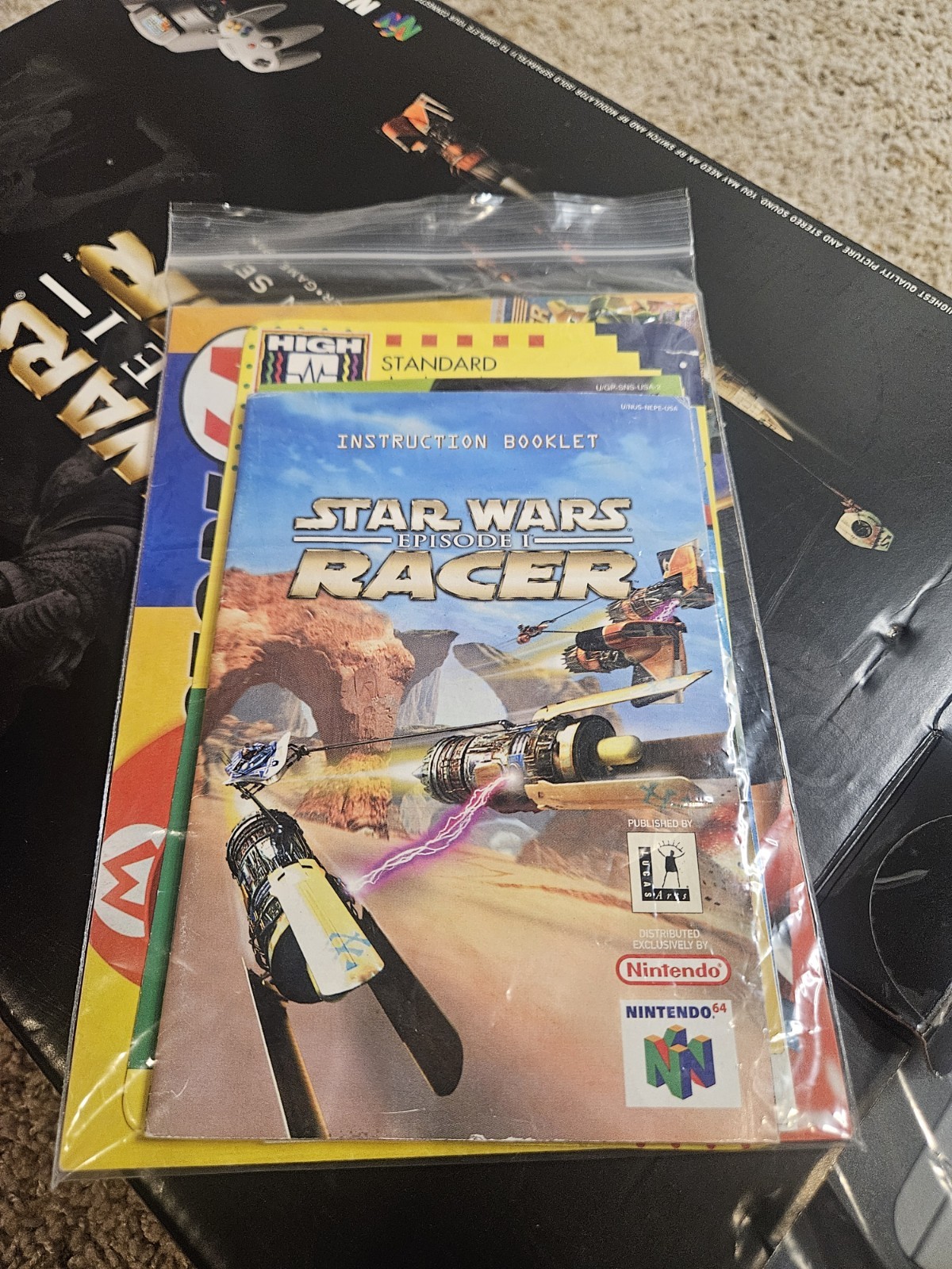 Nintendo 64 Console STAR WARS Episode 1 RACER Limited Edition Set CIB Tested