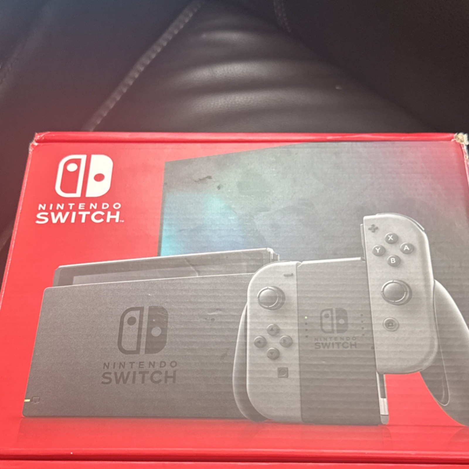 Nintendo Switch Home Console Gray Black HDMI USB-C Wi-Fi Internet Headphone Jack