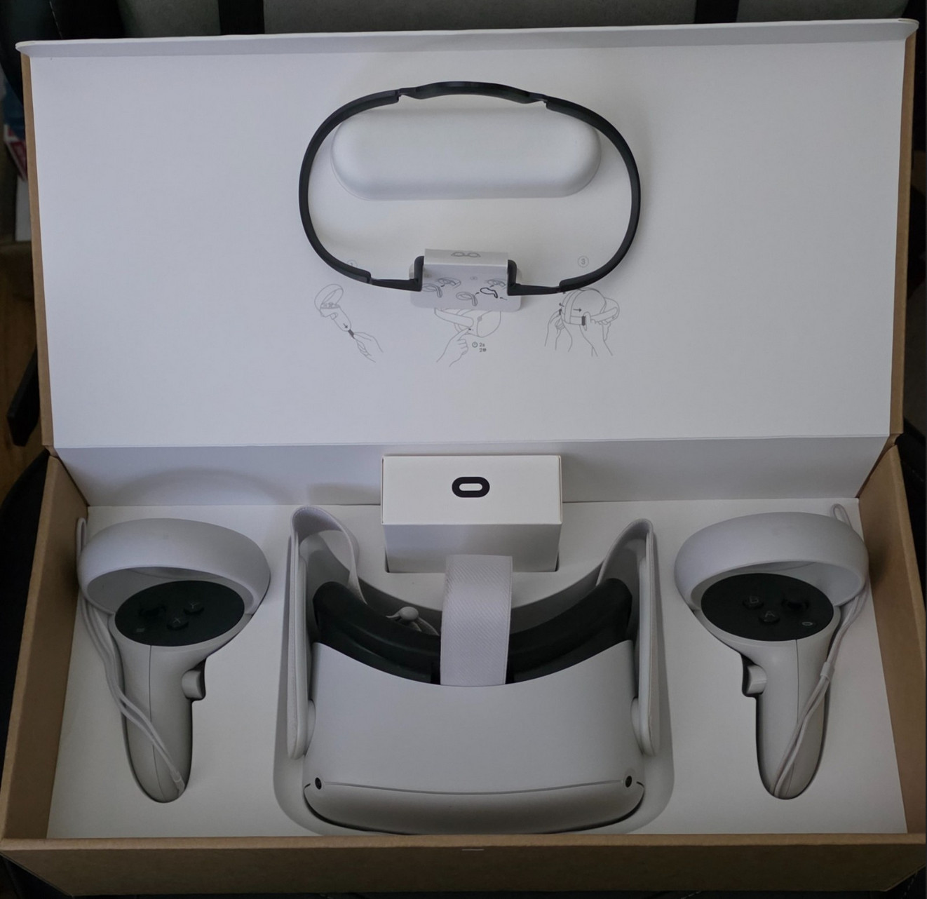Oculus Quest 2 64GB Advanced All-in-one VR Headset – White (301-00351-01)