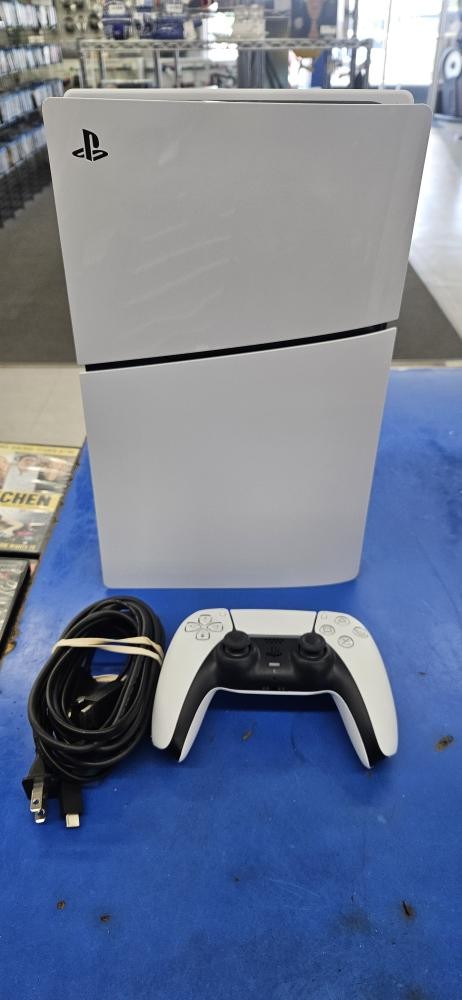 SONY PS5 SLIM CFI-2015 DIGITAL WITH CORDS AND CONTROLLER (C26037163)