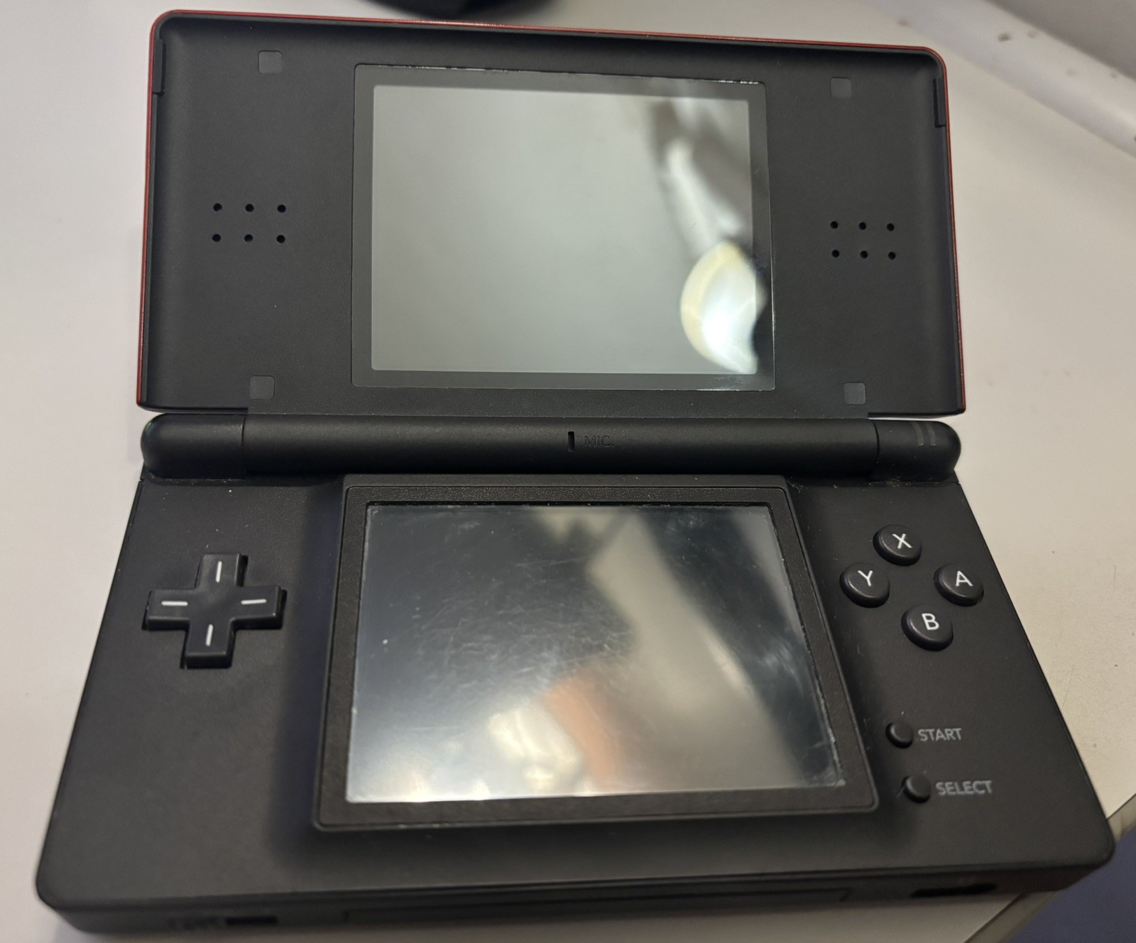 Nintendo DS Lite Handheld Console (USG-001) Red w/ OEM Stylus Tested WORKING