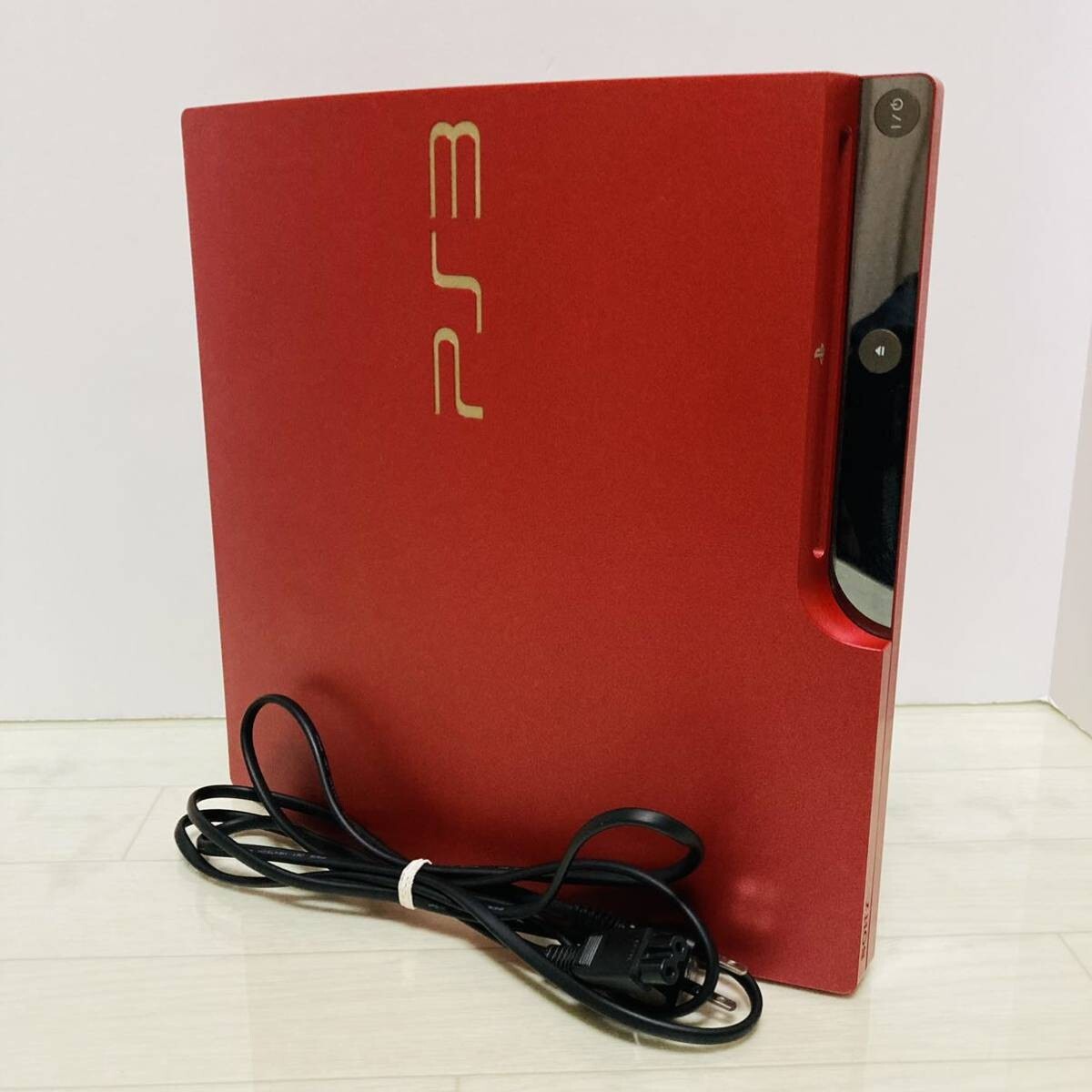 Sony PlayStation 3 (320GB) Scarlet Red CECH-3000BSR Console with Cable