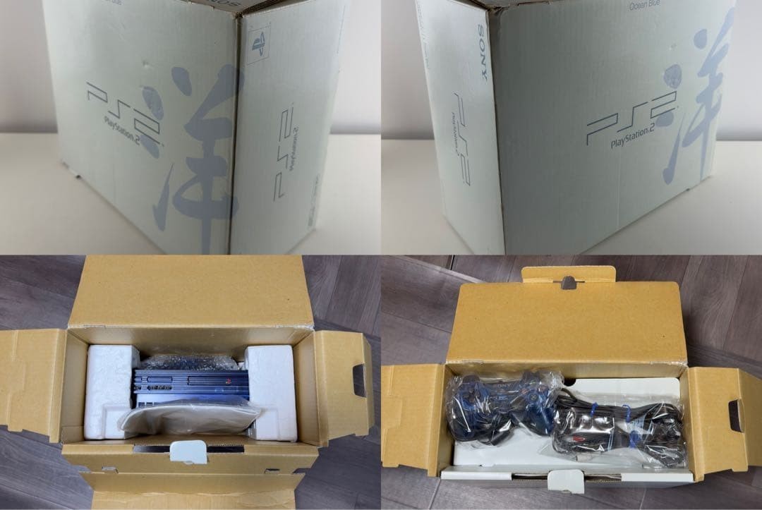 Near Mint SONY PS2 Fat Game Console SCPH-30000 Charcoal Black w-box NTSC-J JAPAN