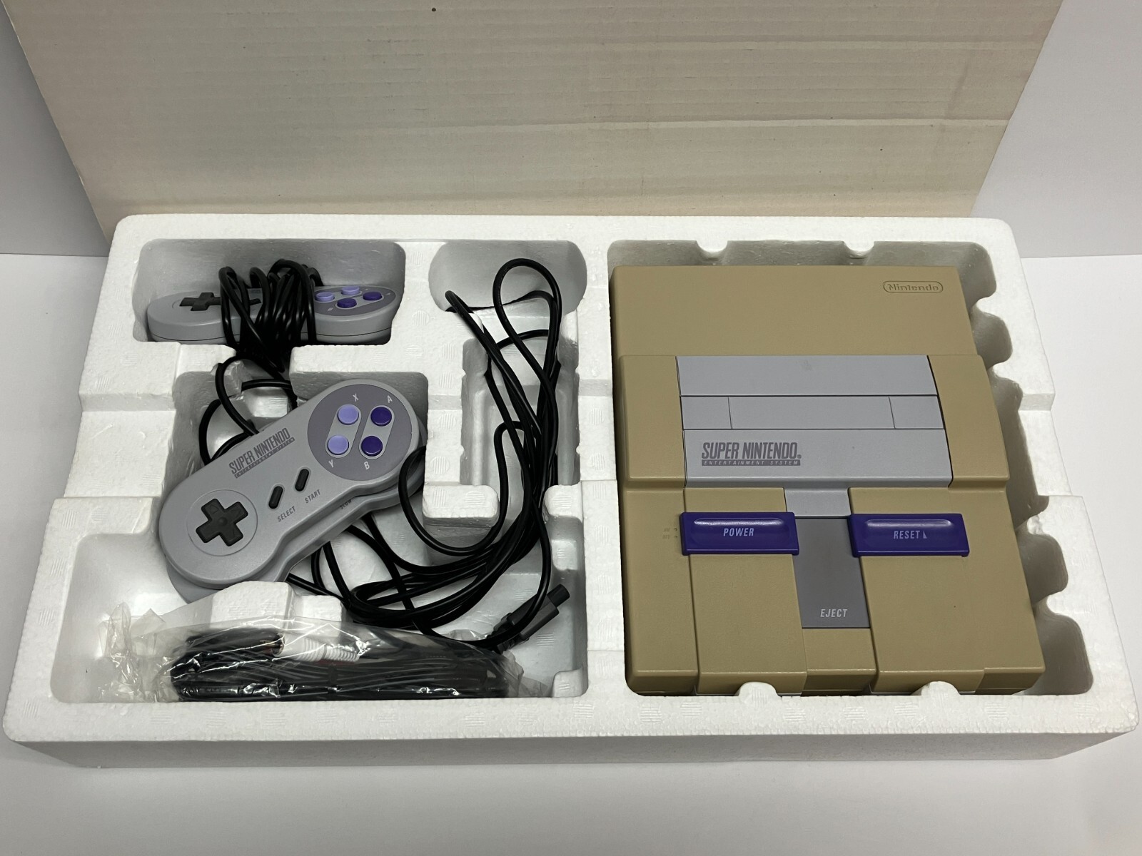 Super Nintendo SNES Entertainment System Game Console