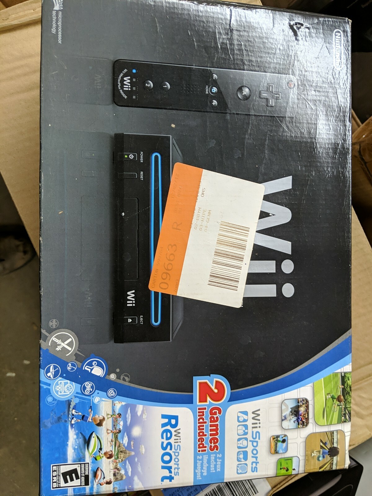 Nintendo Wii With Wii Sports + Wii Sports Resort Black Console