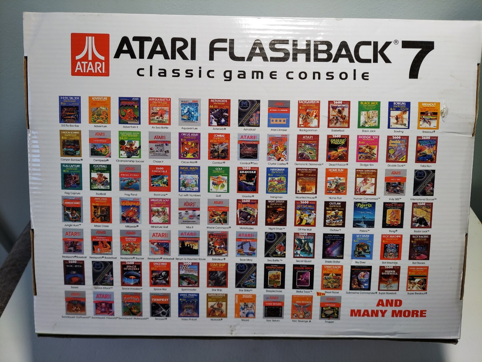 Atari Flashback 7 Classic Game Console – Black/Orange