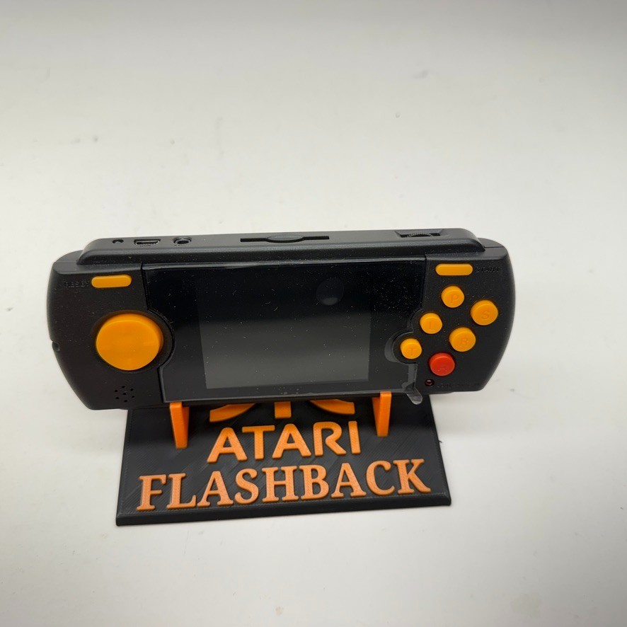 Atari Flashback Portable Black Handheld Console 70 Built in Games New W/Stand