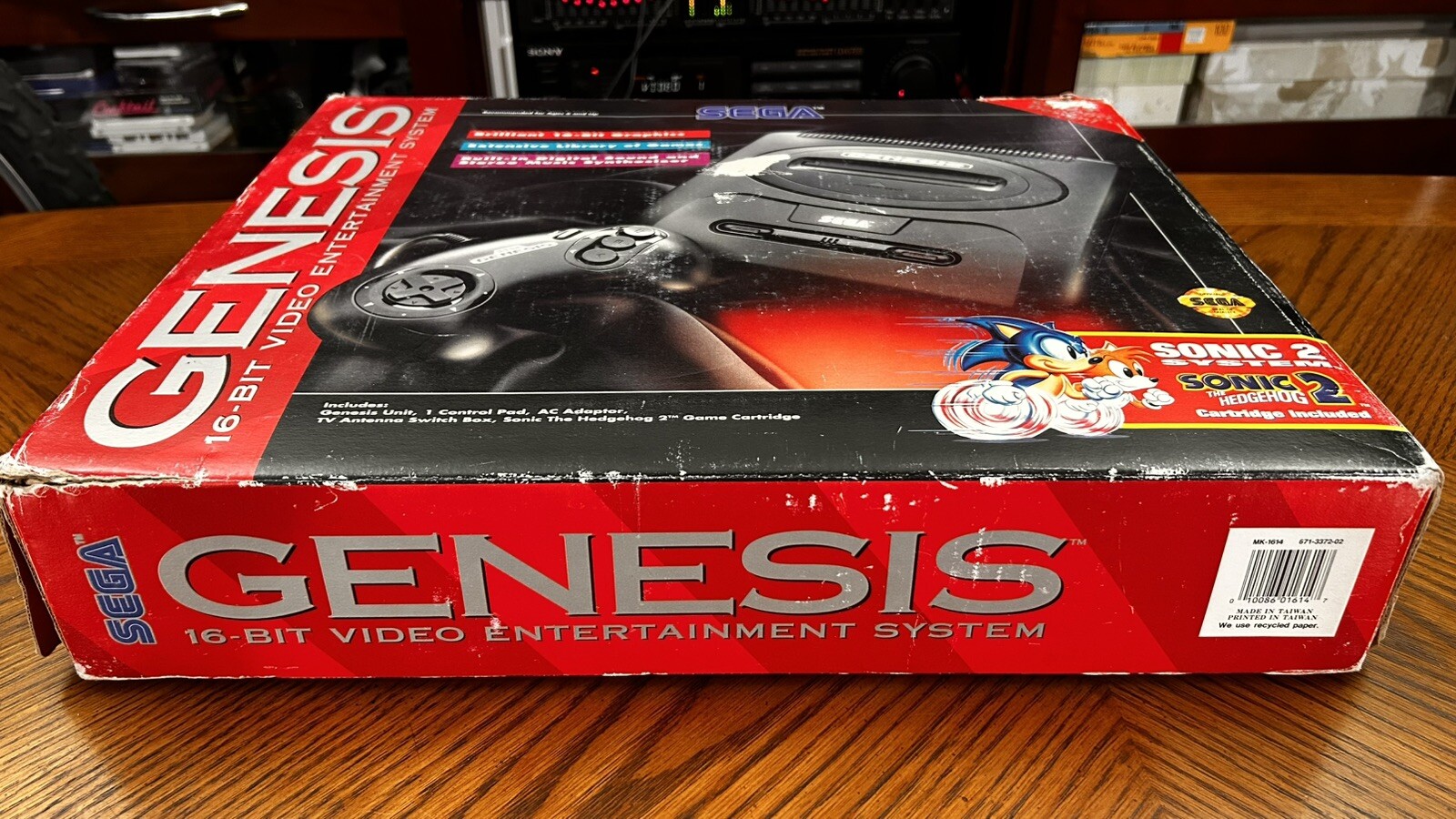Genesis II Sonic the Hedgehog 2 Bundle Console Video Game System Complete in Box