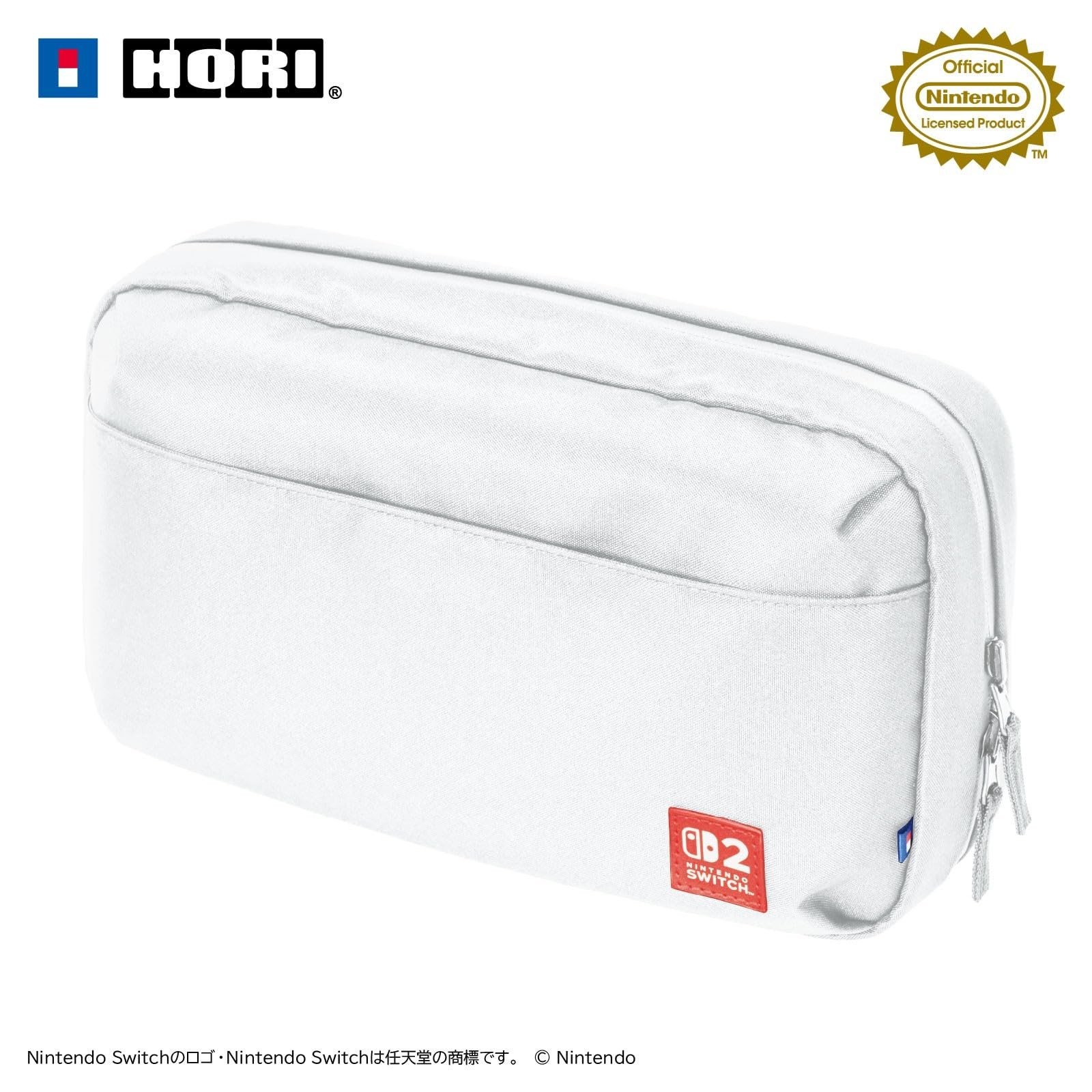 Hori NSX075 Switch 2 Reversible Storage Bag White Yellow Compatible Case