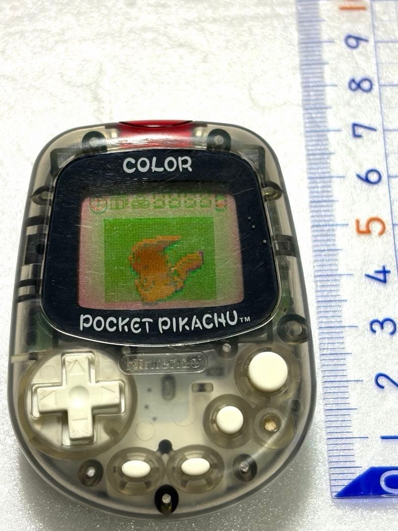 Nintendo Pokemon Pocket Pikachu Color MPG-002 Console Only Pedometer Tested work