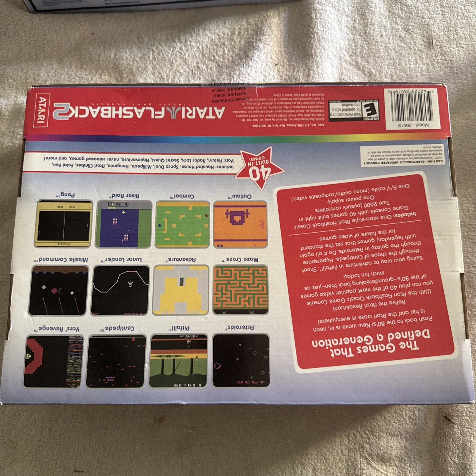 Atari Flashback 2 Brand New Sealed