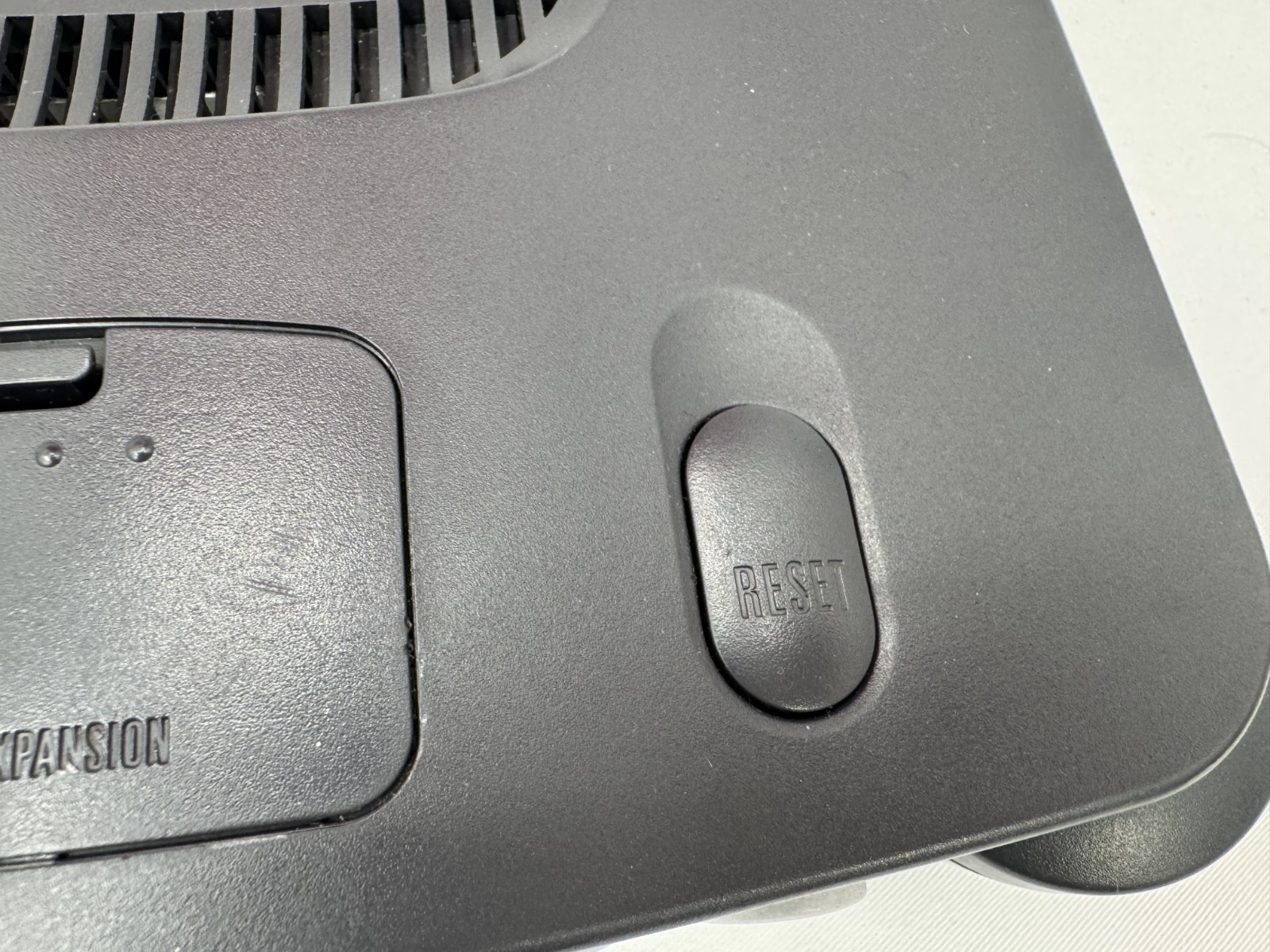 1996 Nintendo 64 Memory Expansion Control Deck Charcoal Gray NUS-001 (USA)