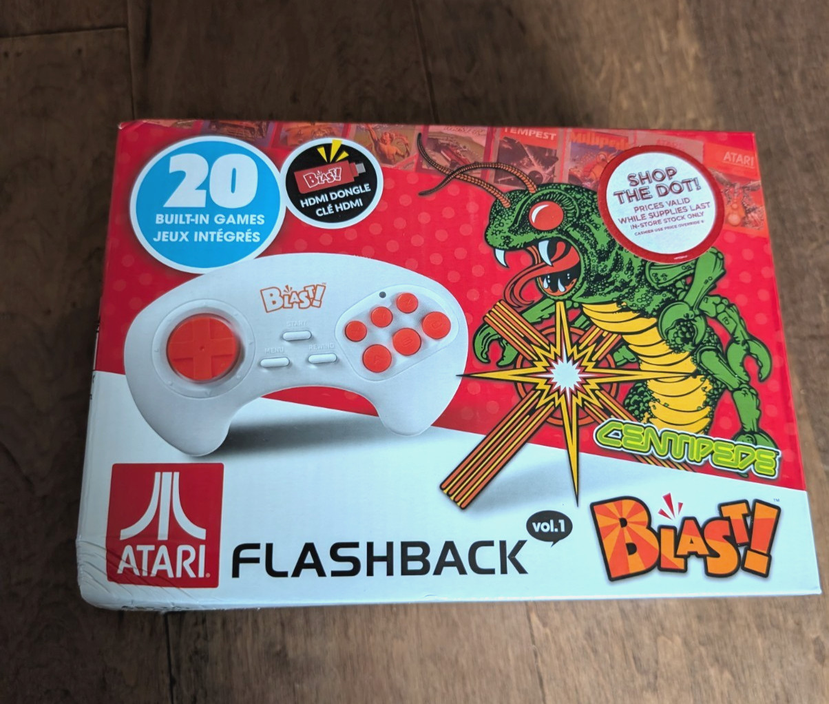 Atari Flashback Blast Vol. 1 Centipede HDMI Dongle 20 Built-In Games Sealed(RED)