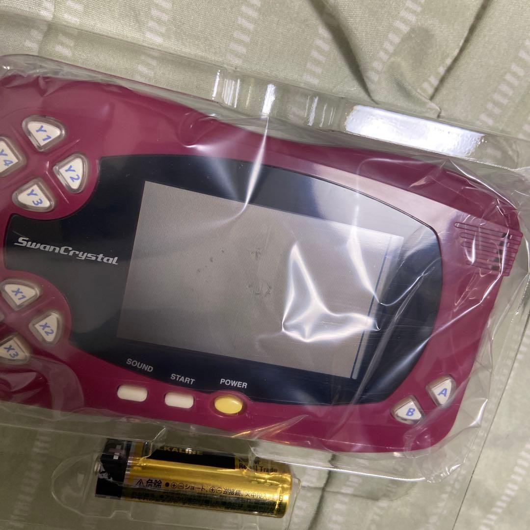 SwanCrystal Wine Red color Console Brand New Boxed Wonder Swan Retro Game japan