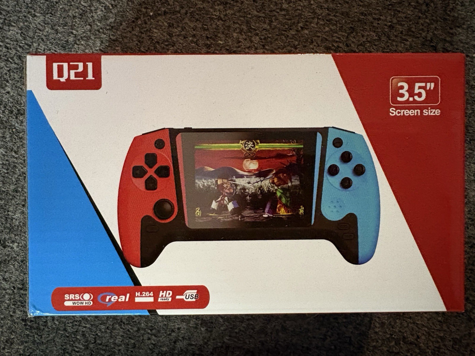 Q21 Handheld Game Console 3.5″ HD Ready 8-Bit Joystick 500 built in games