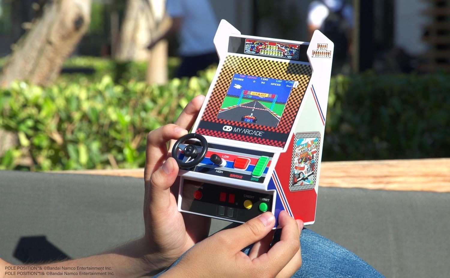 My Arcade Pole Position Racing Player Retro Mini Game Console 2 Games DGUNL-7022