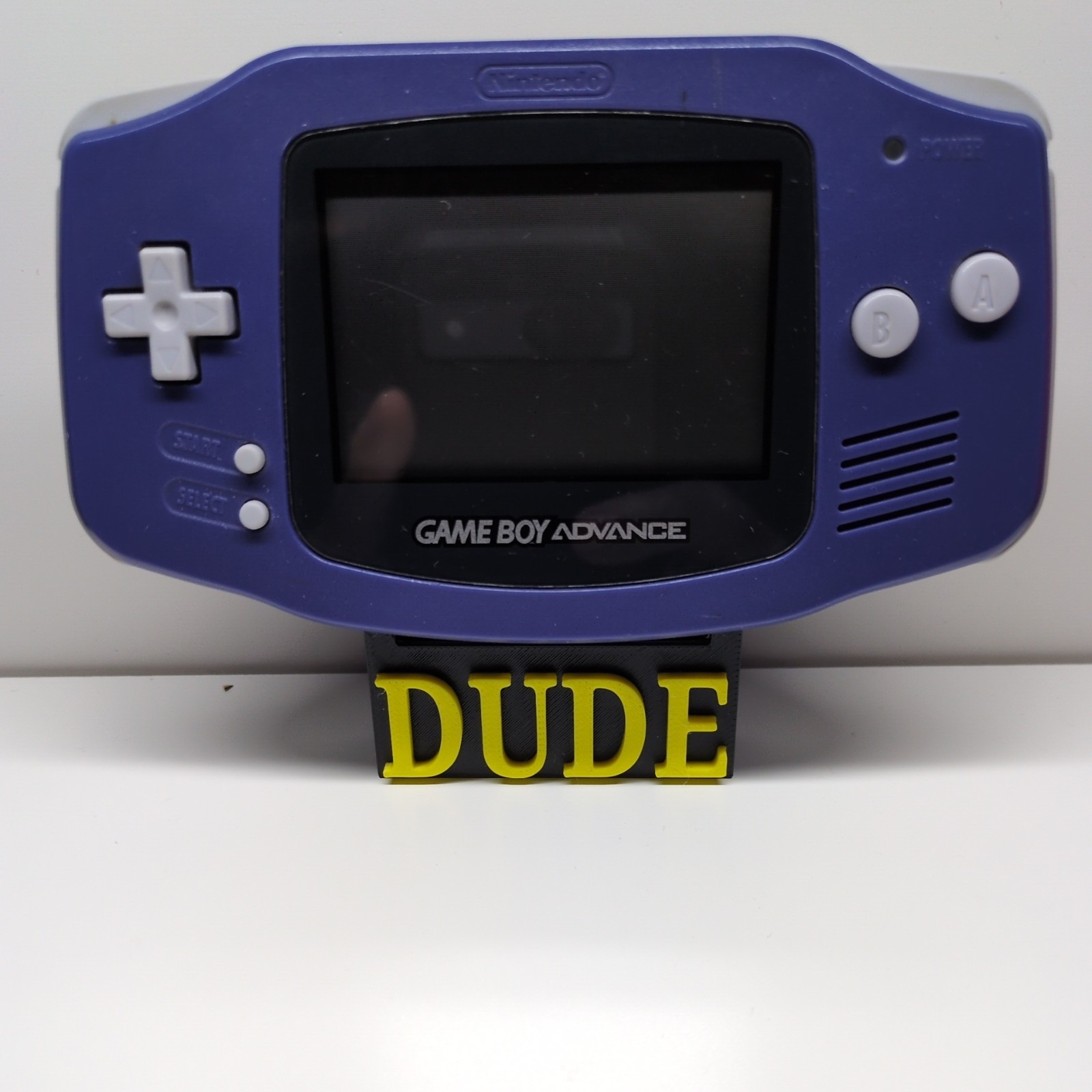 2000 Nintendo Game Boy Advance Handheld System Indigo AGB-001 No Battery Door