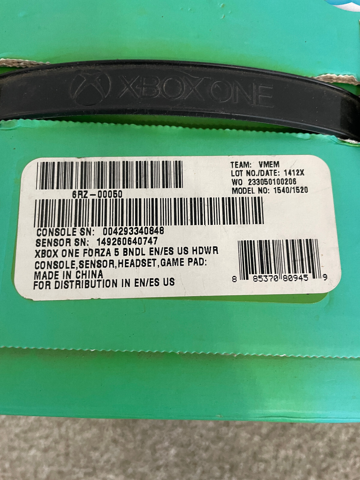 Microsoft Xbox One Console 500GB Game of Thrones Edition Very Rare SDCC 2014