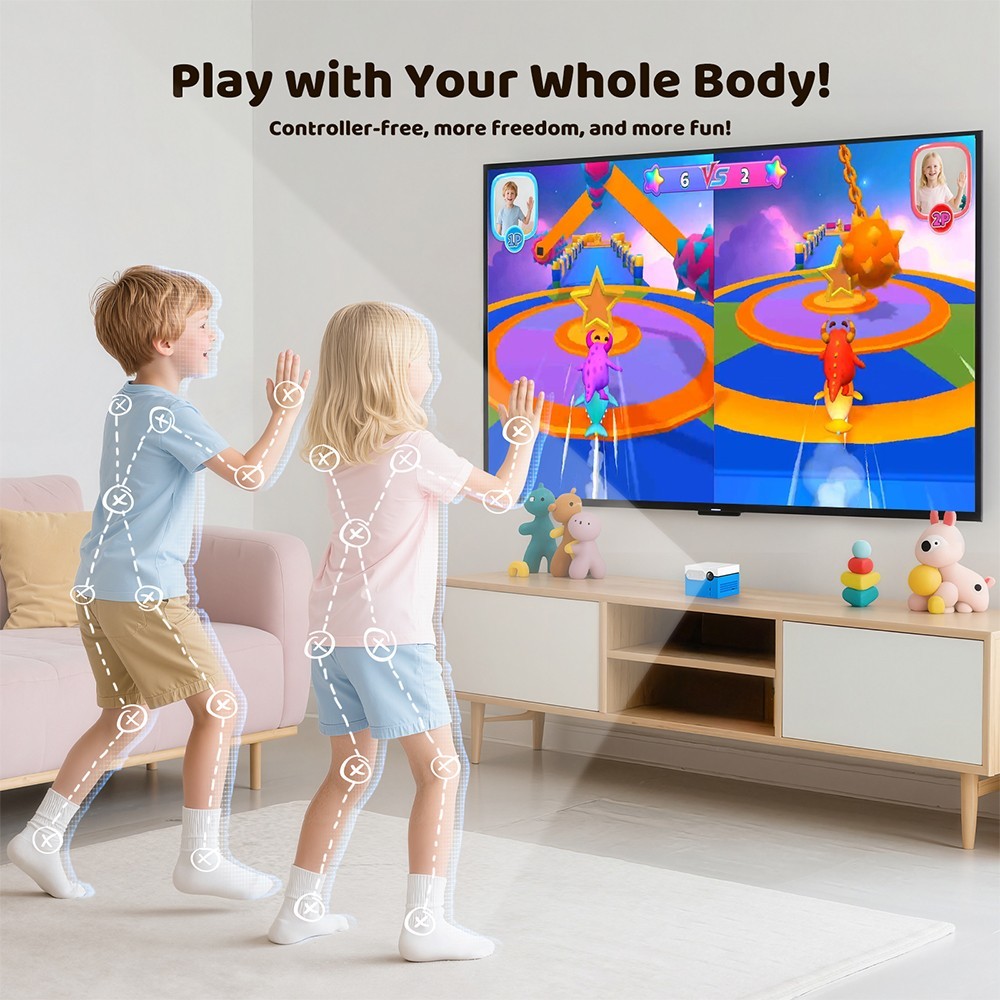 KINHANK MotionX Video Game Consoles for Kids & Families,Continuous updates