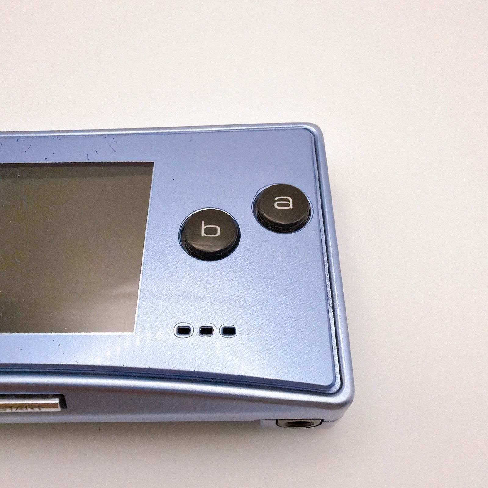 Nintendo Game Boy Micro Blue Console Tested Working Japan Clean